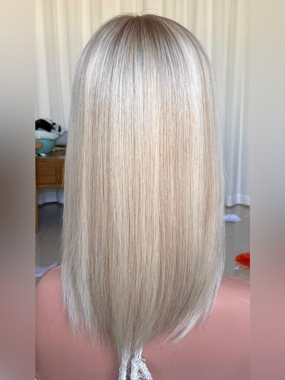 Lebeauty 14” Dimensional Cool Blonde Human Hair Closed Lace Topper